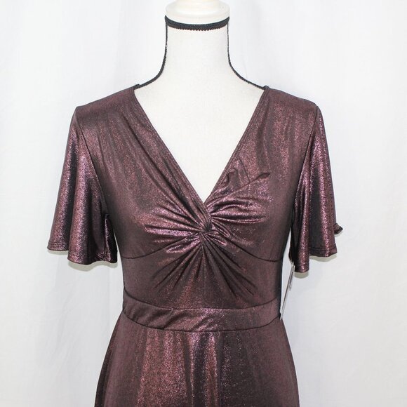 Superfoxx Short Sleeve Knot Front Dress NWT - Picture 3 of 6